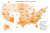 National Map: Average Monthly Electric Bill by State