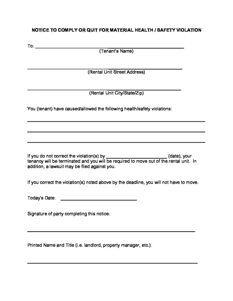 south carolina eviction notice forms notice to vacate 2022 official