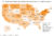 National Map: Percentage of New Housing Permits for Buildings with 5+ Units Per State in 2021