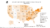 National map: HUD Assistance Recipients Among General Population according to HUD