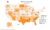 National map: Rental Vacancy Rate by State according to the U.S. Census Bureau