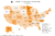 National Map: 12-Month Rental Vacancy Rate Changes among states, data source: U.S. Census Bureau, 2022 (extrapolated)