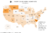 National Map: 12-Month Rental Vacancy Rate Changes among states, data source: U.S. Census Bureau, 2023