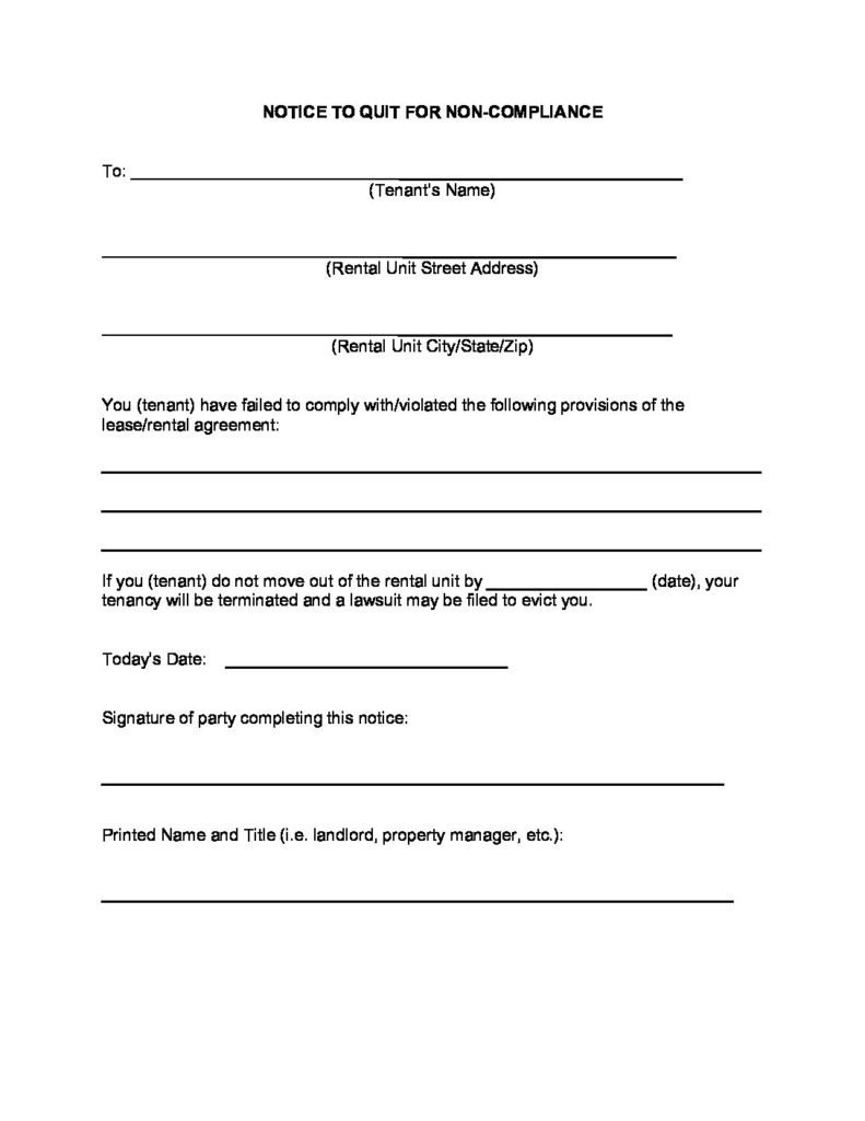 free massachusetts eviction notice form 2021 notice to