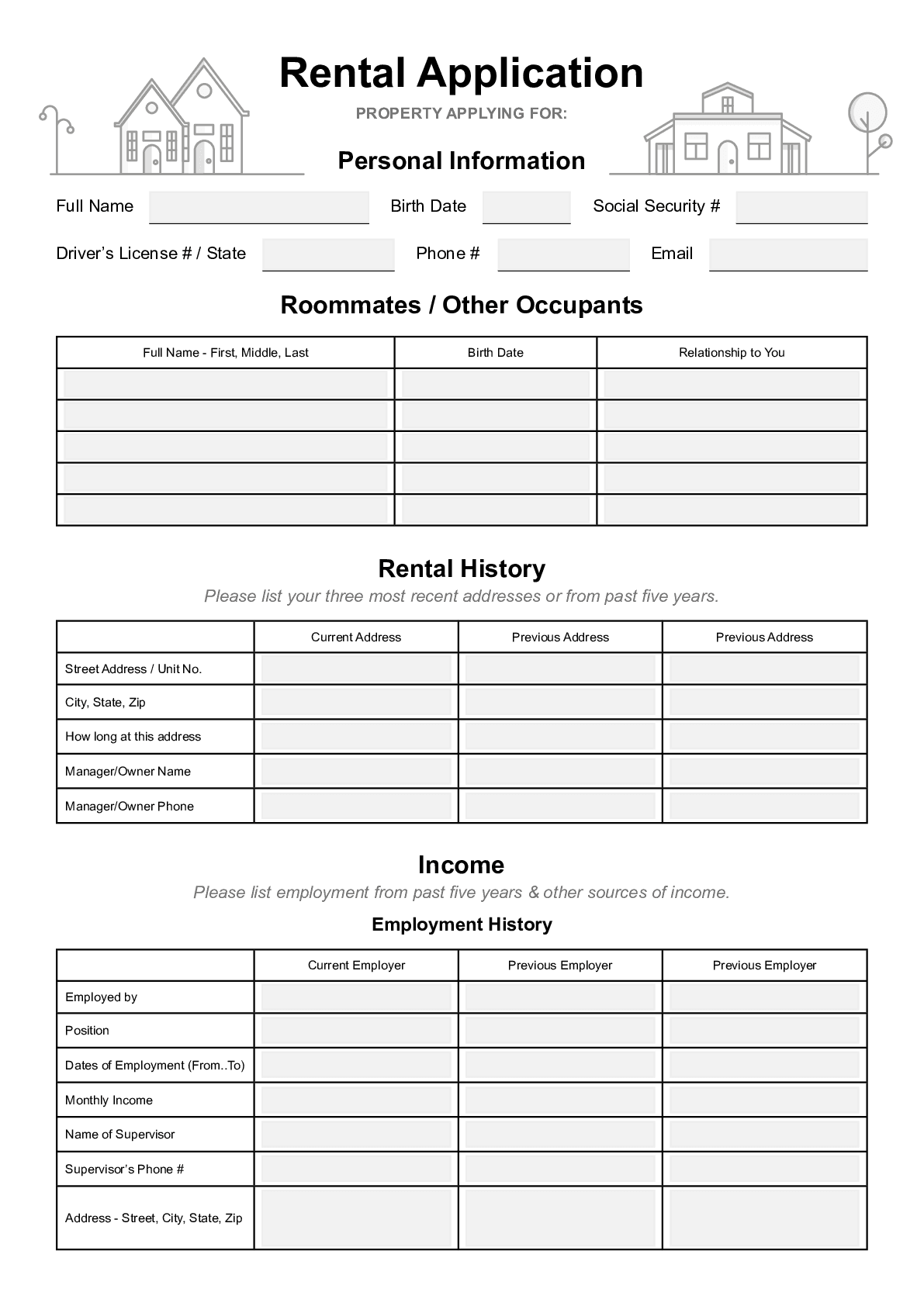 official-arizona-rental-application-form-2020-pdf-template